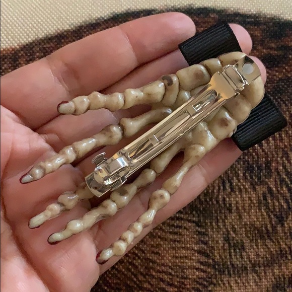 Creepy Hair Clip Halloween Accessory Day of dead - Picture 4 of 16